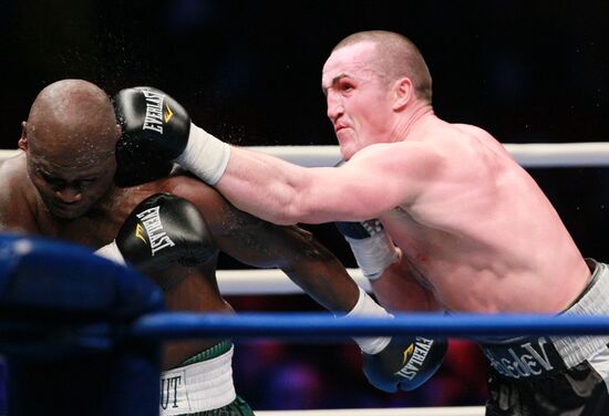 Boxing. Bout between Denis Lebedev and James Toney