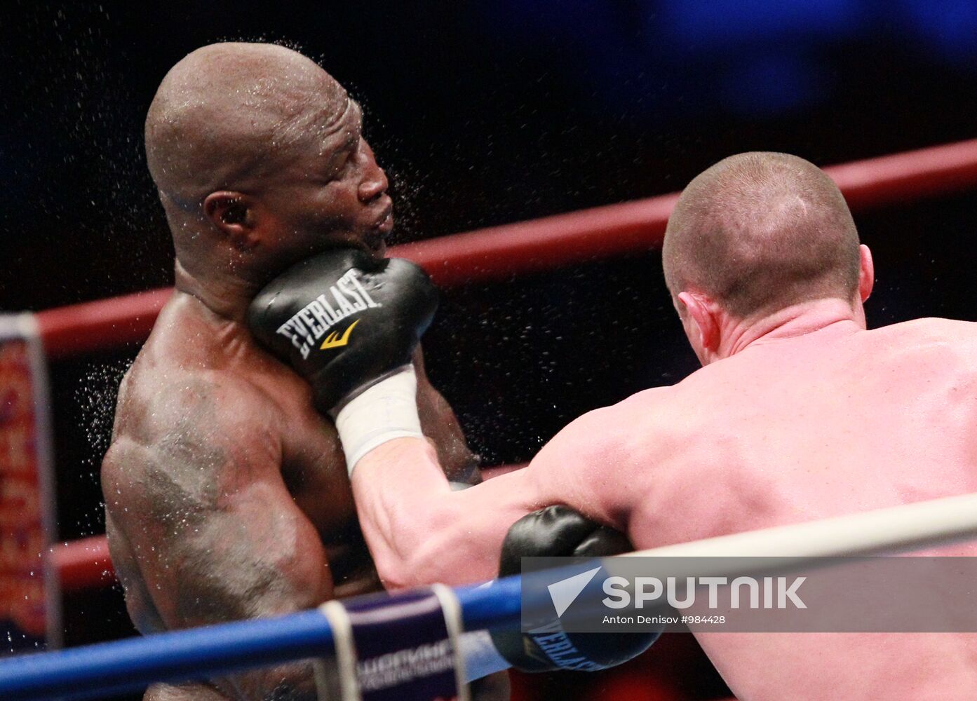 Boxing. Bout between Denis Lebedev and James Toney
