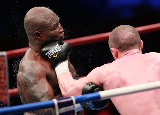 Boxing. Bout between Denis Lebedev and James Toney