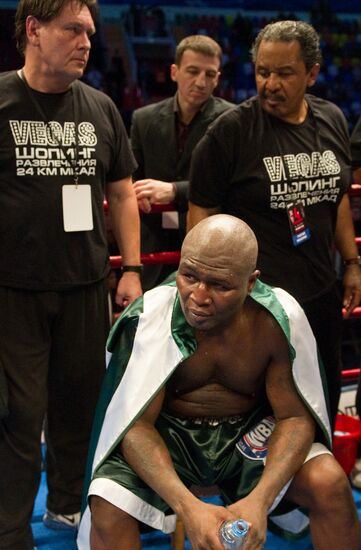 Boxing. Bout between Denis Lebedev and James Toney