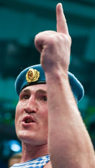 Boxing. Bout between Denis Lebedev and James Toney