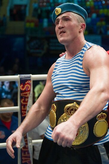 Boxing. Bout between Denis Lebedev and James Toney
