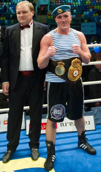 Boxing. Bout between Denis Lebedev and James Toney