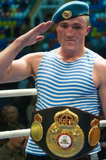 Boxing. Bout between Denis Lebedev and James Toney
