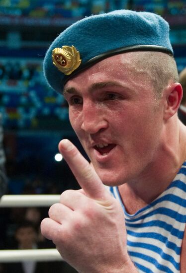 Boxing. Bout between Denis Lebedev and James Toney