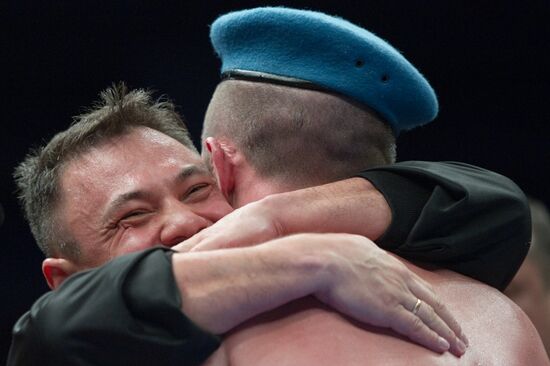 Boxing. Bout between Denis Lebedev and James Toney