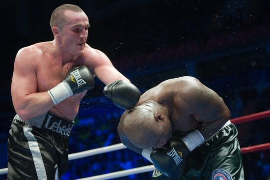 Boxing. Bout between Denis Lebedev and James Toney