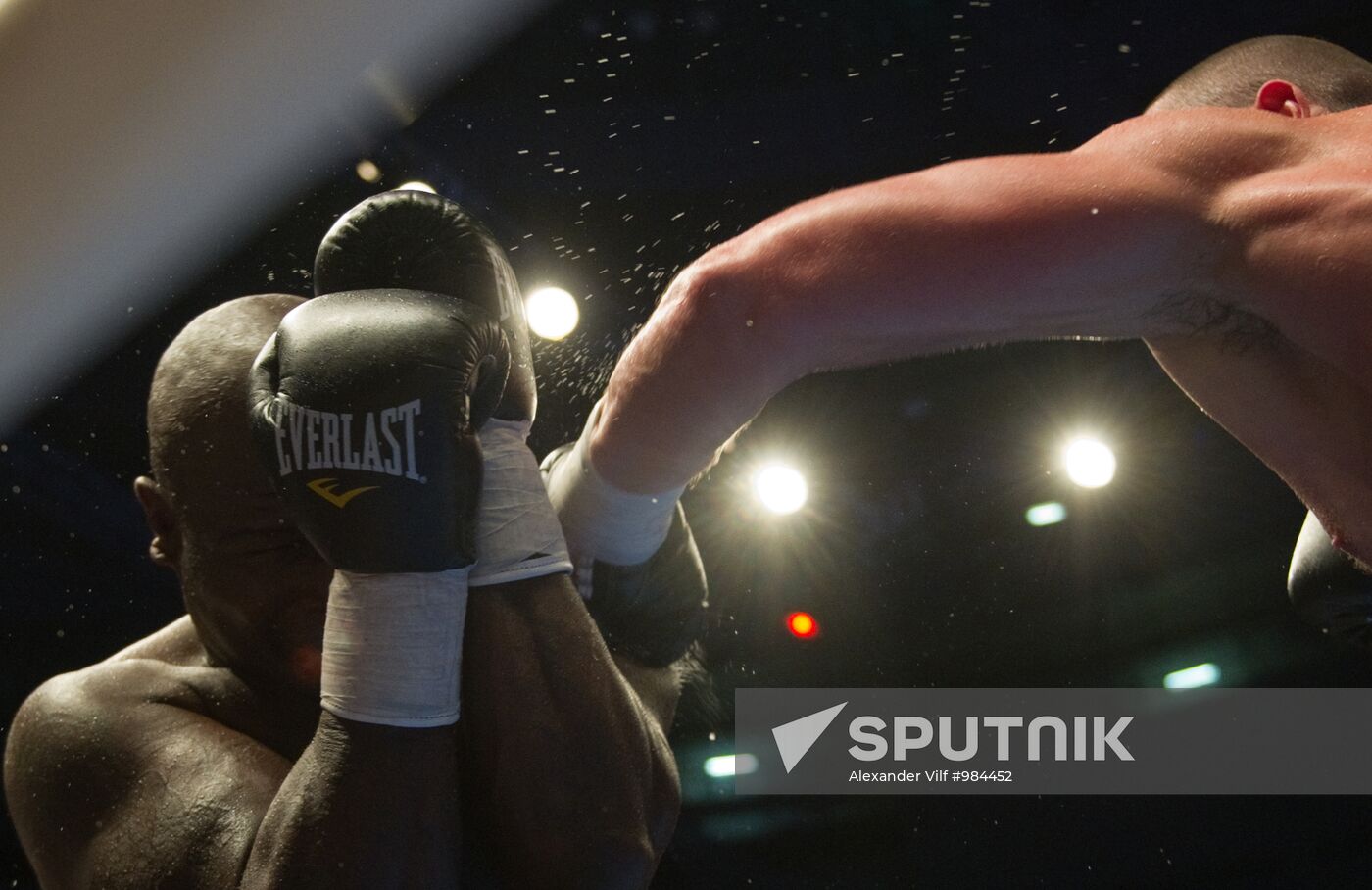 Boxing. Bout between Denis Lebedev and James Toney