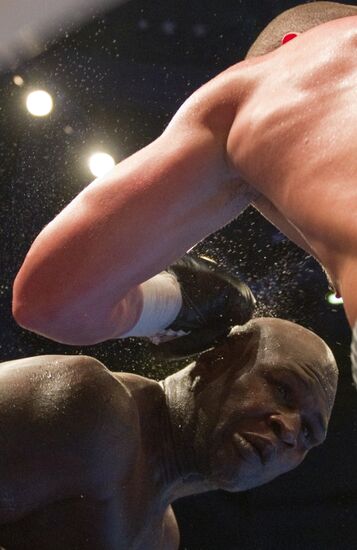 Boxing. Bout between Denis Lebedev and James Toney