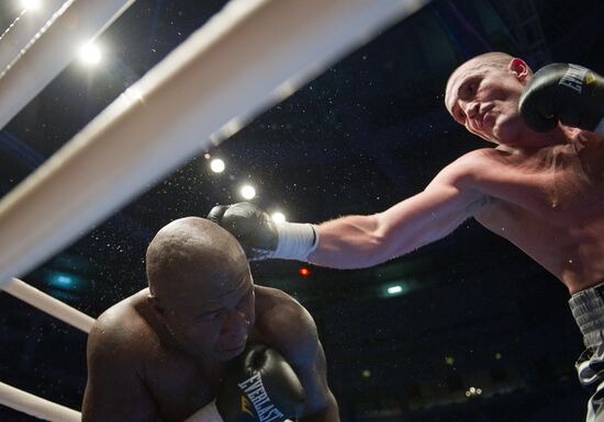 Boxing. Bout between Denis Lebedev and James Toney