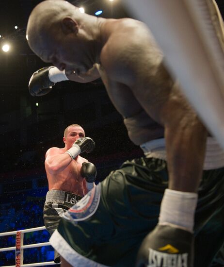 Boxing. Bout between Denis Lebedev and James Toney