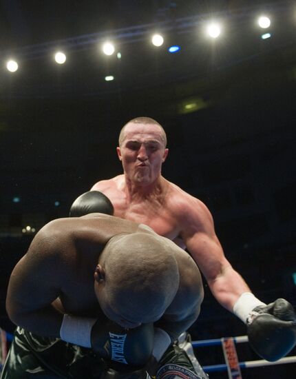 Boxing. Bout between Denis Lebedev and James Toney