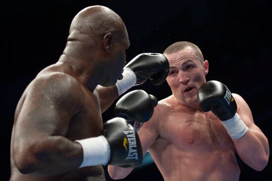 Boxing. Bout between Denis Lebedev and James Toney