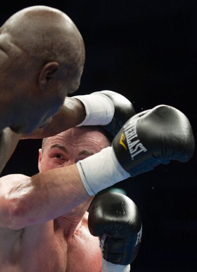 Boxing. Bout between Denis Lebedev and James Toney