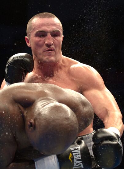 Boxing. Bout between Denis Lebedev and James Toney