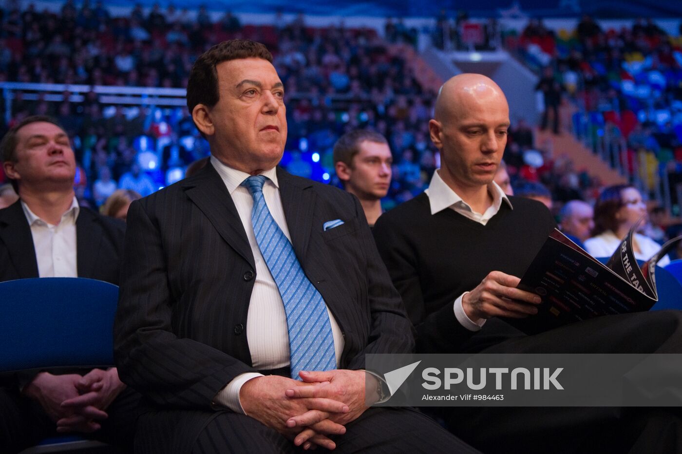 Boxing. Bout between Denis Lebedev and James Toney