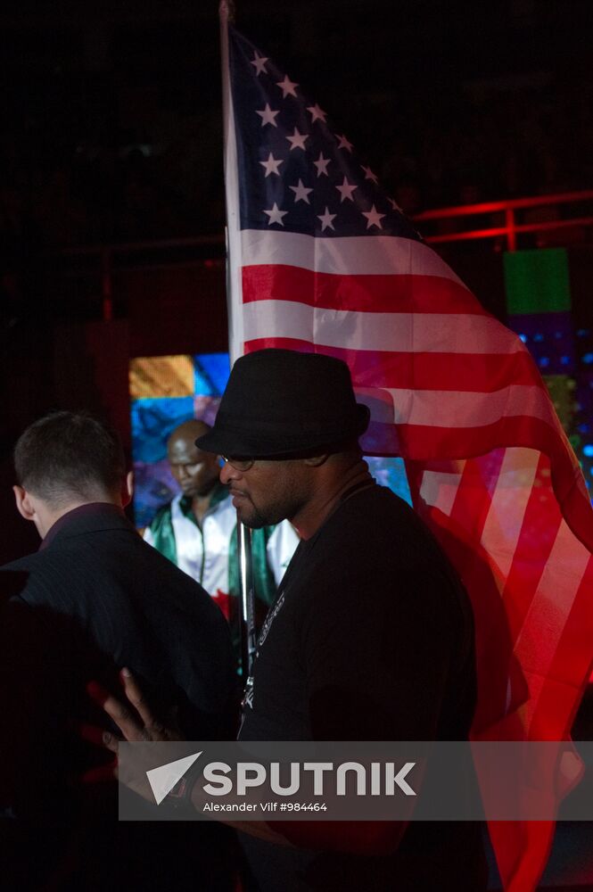 Boxing. Bout between Denis Lebedev and James Toney