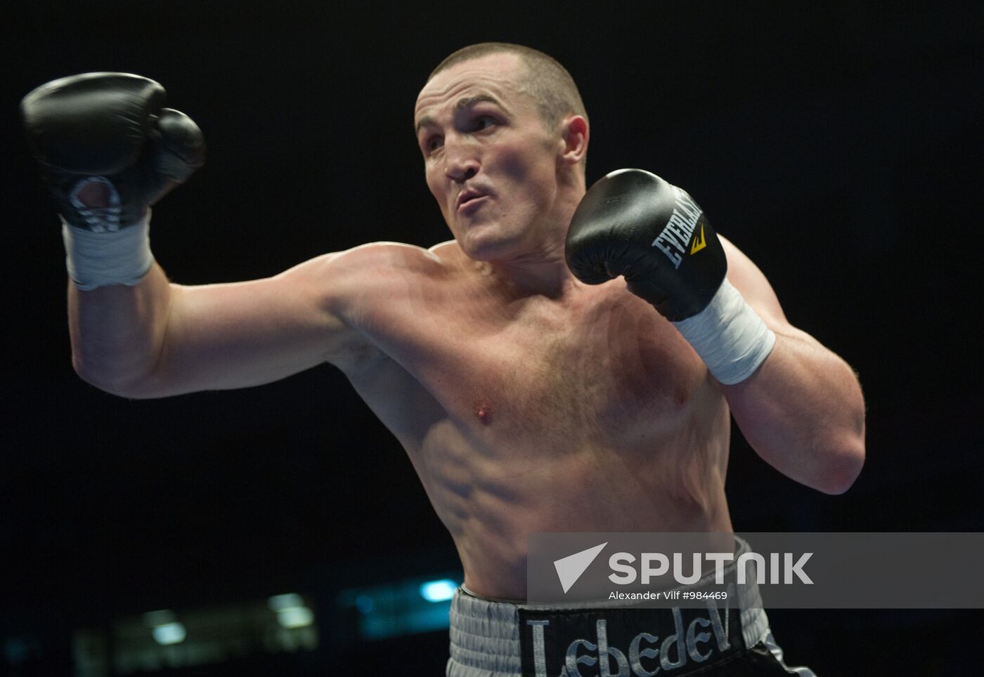Boxing. Bout between Denis Lebedev and James Toney