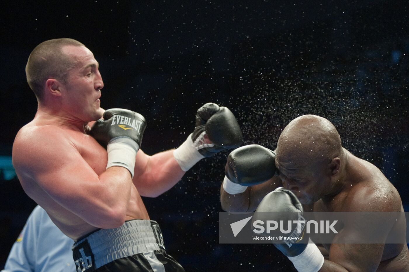 Boxing. Bout between Denis Lebedev and James Toney