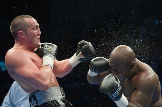 Boxing. Bout between Denis Lebedev and James Toney