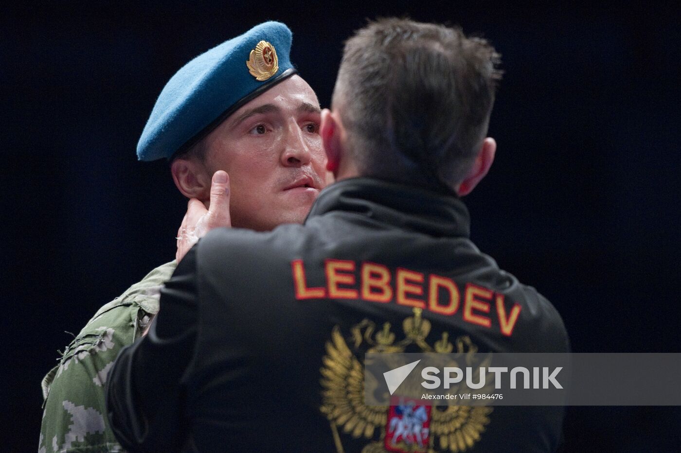 Boxing. Bout between Denis Lebedev and James Toney