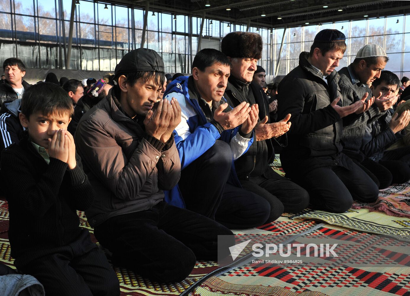 Russian Muslims celebrate Eid al-Adha in Moscow