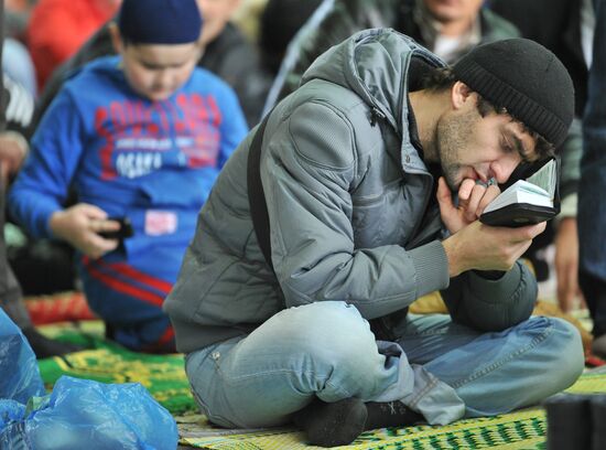 Russian Muslims celebrate Eid al-Adha in Moscow