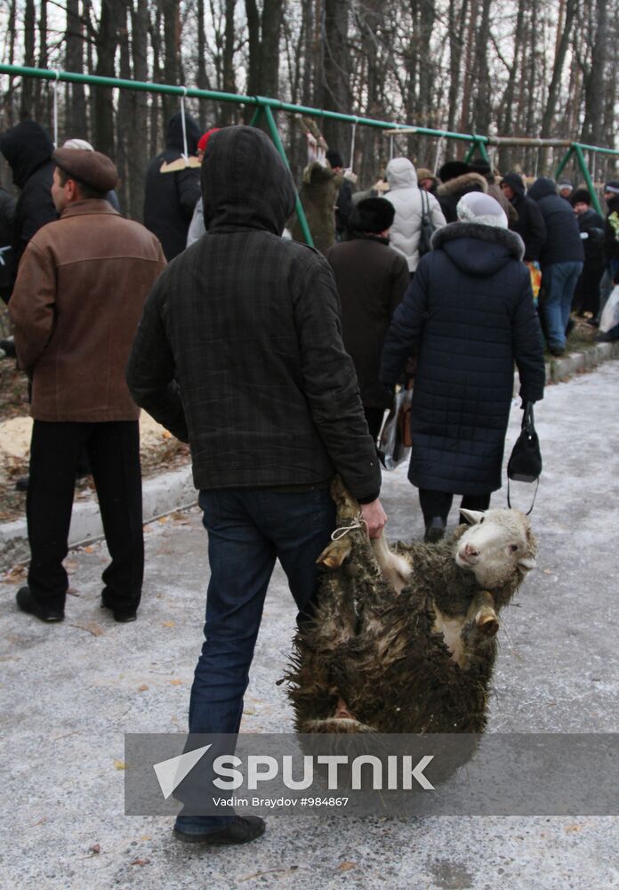 Celebrations of Kurban Bairam in Ufa