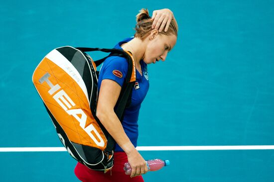2011 Fed Cup final. Day 2