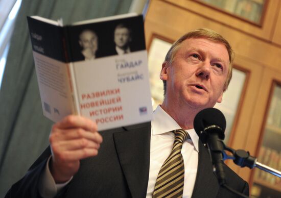 Presentation of book "Turning point in Russia's modern history"