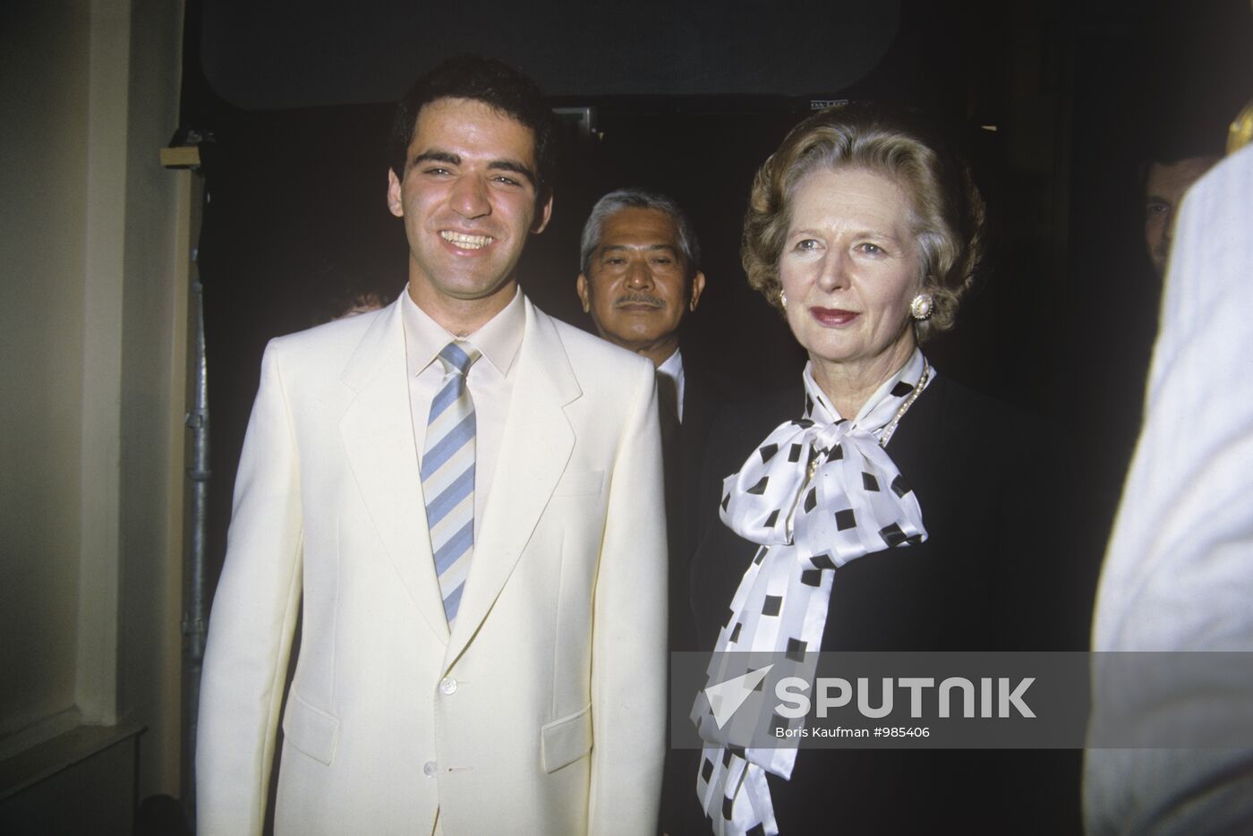 Garry Kasparov and Margaret Thatcher