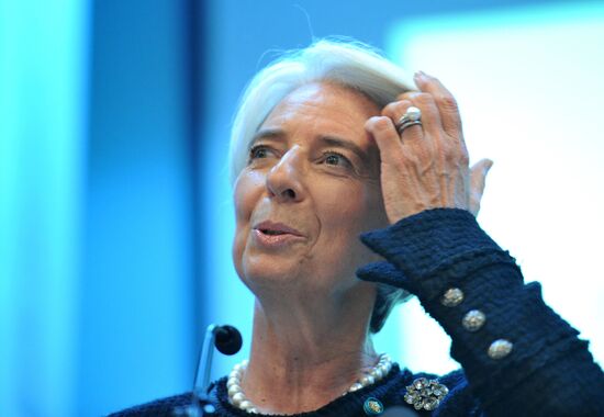 Lecture by managing director of IMF Christine Lagarde