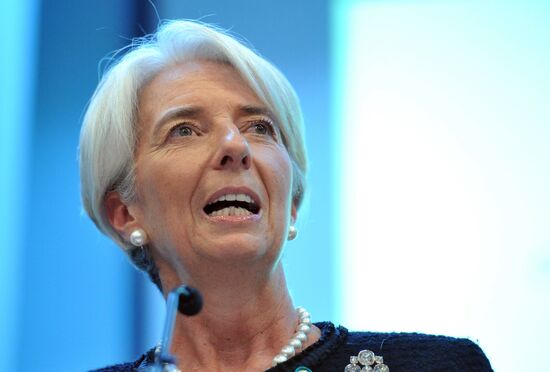 Lecture by managing director of IMF Christine Lagarde