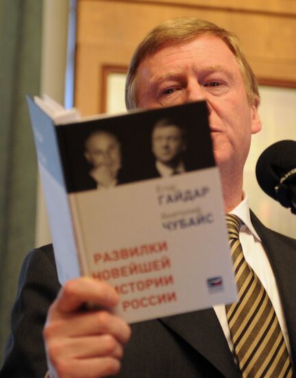 Presentation of book "Turning point in Russia's modern history"