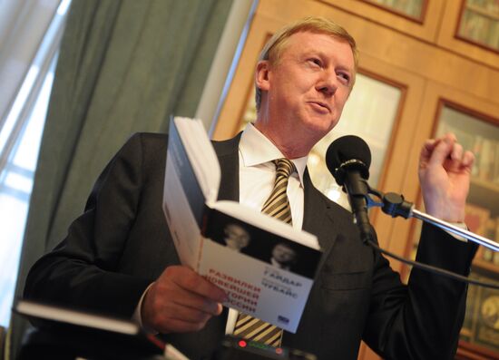 Presentation of book "Turning point in Russia's modern history"