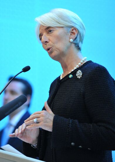 Lecture by managing director of IMF Christine Lagarde