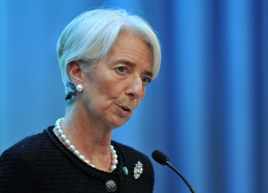 Lecture by managing director of IMF Christine Lagarde