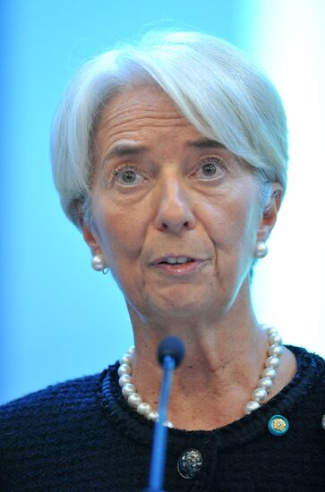 Lecture by managing director of IMF Christine Lagarde