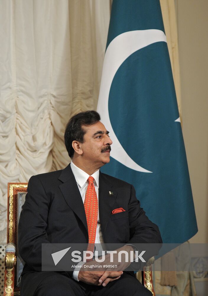 Pakistani Prime Minister Yousaf Raza Gillani