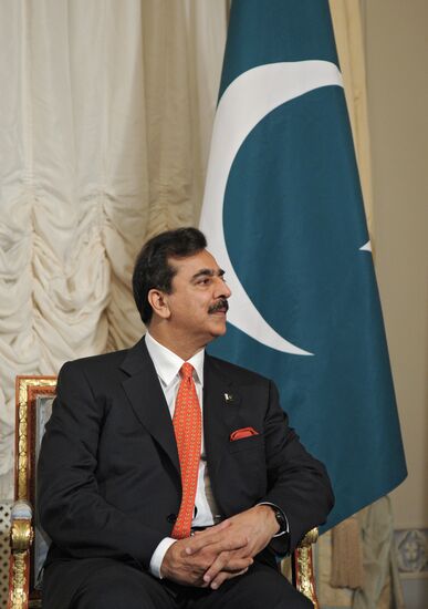 Pakistani Prime Minister Yousaf Raza Gillani