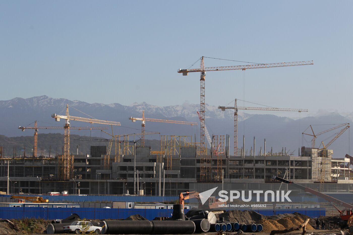 Olympic venues construction in Sochi