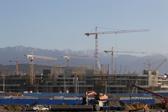 Olympic venues construction in Sochi