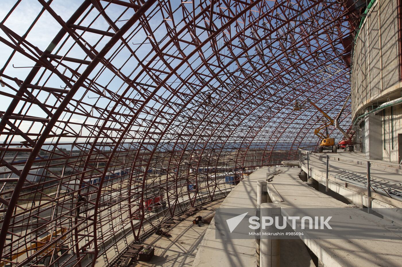Sochi Olympics venues construction