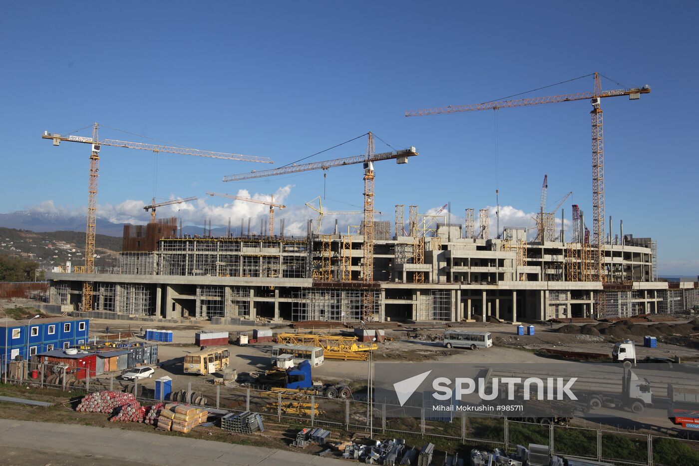 Olympic venues construction in Sochi