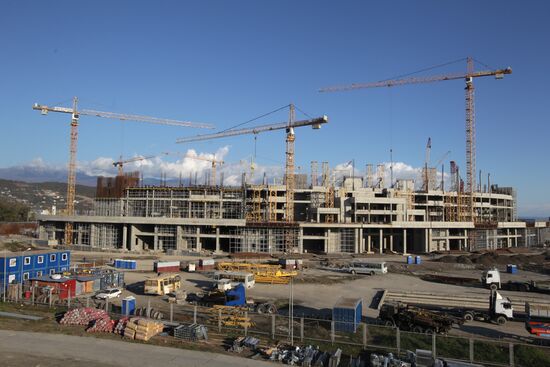 Olympic venues construction in Sochi