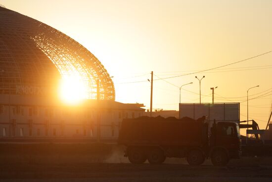 Sochi Olympics venues construction