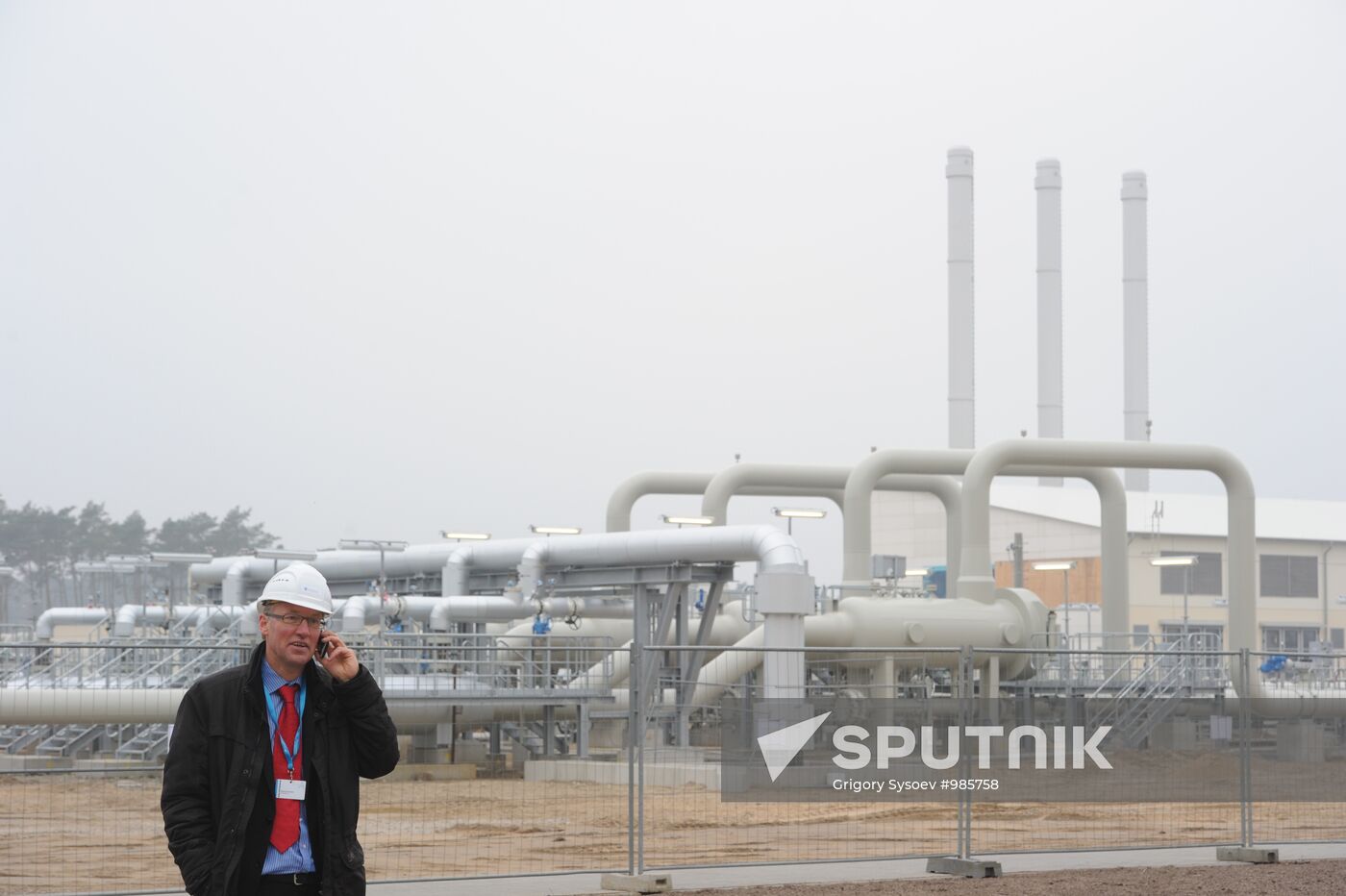 Nord Stream gas pipeline launched in Germany