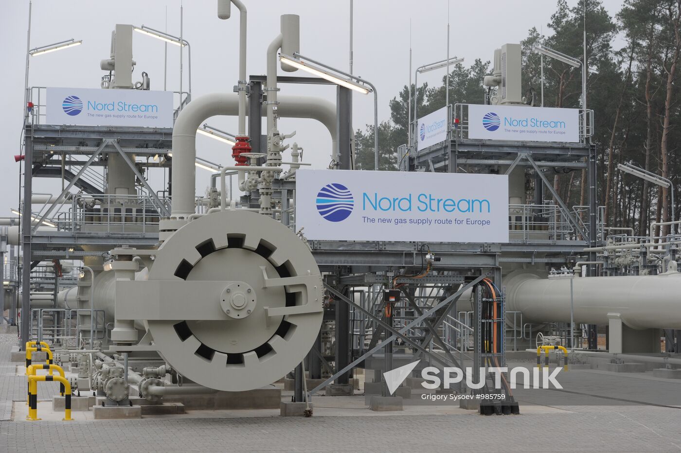 Nord Stream gas pipeline launched in Germany
