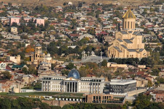 Residence of billionaire Bidzina Ivanishvili in Tbilisi