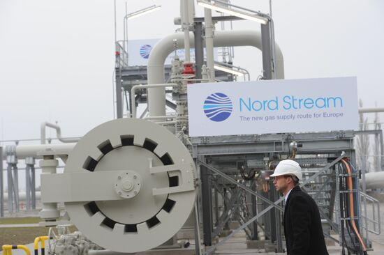 Nord Stream gas pipeline launched in Germany